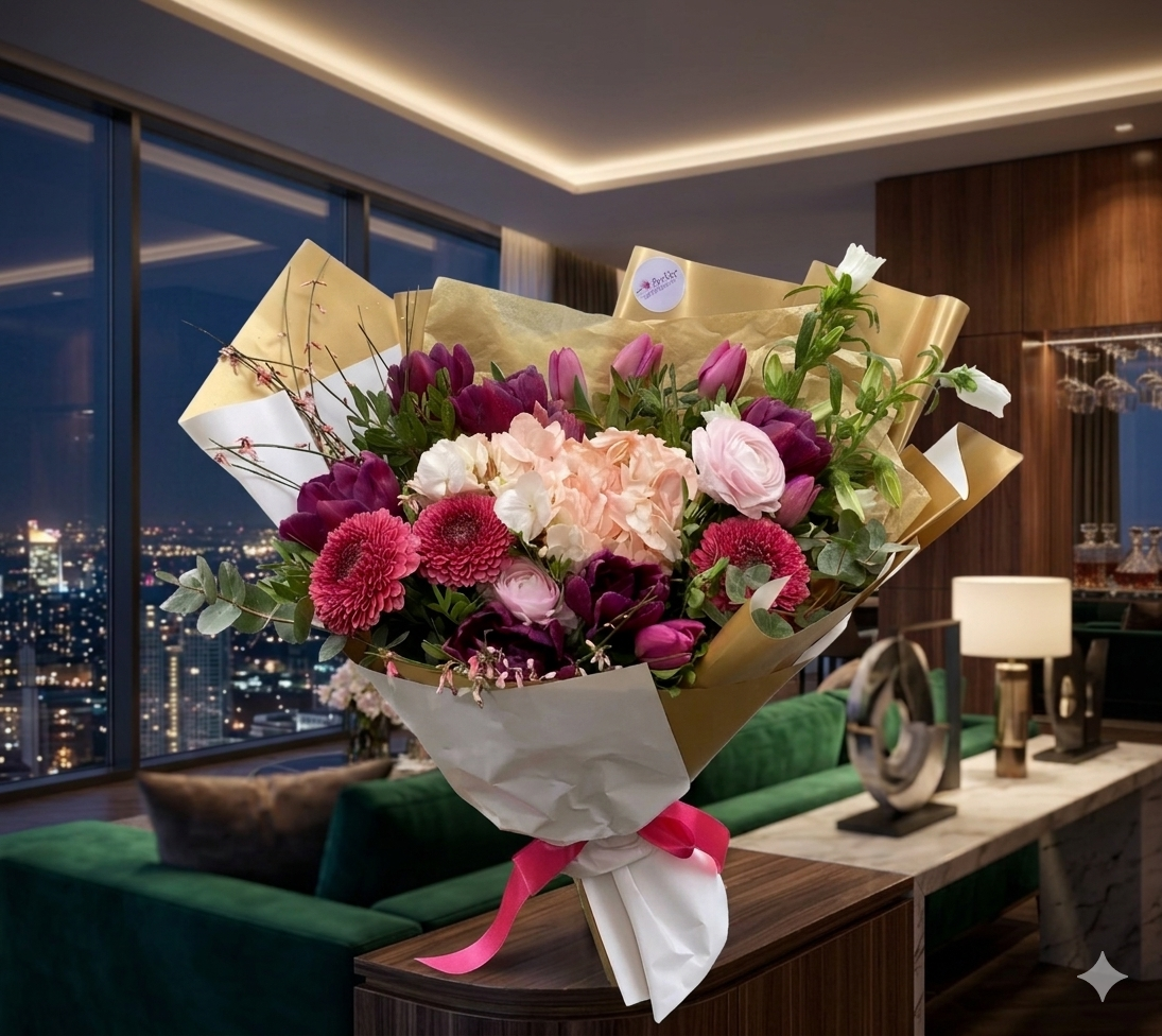 Buchet Mov Royal